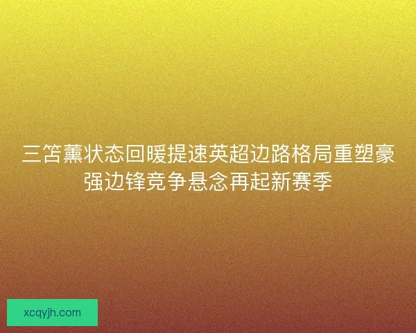 三笘薰状态回暖提速英超边路格局重塑豪强边锋竞争悬念再起新赛季
